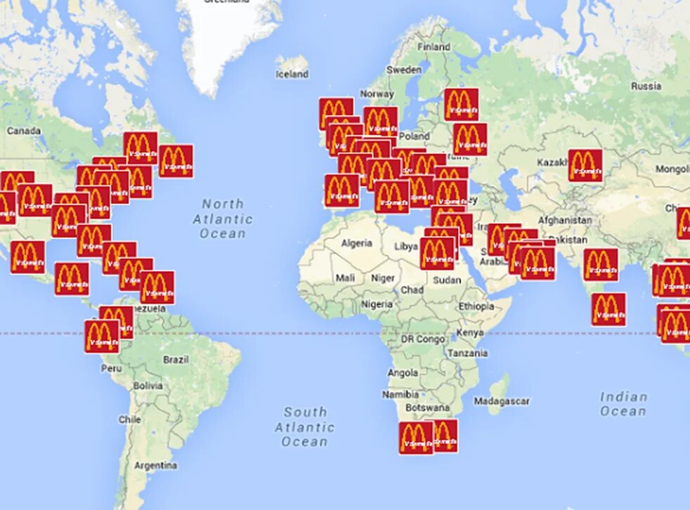 Число макдональдсов в мире. Сколько макдональдсов по всему миру. Количество макдональдсов в странах.