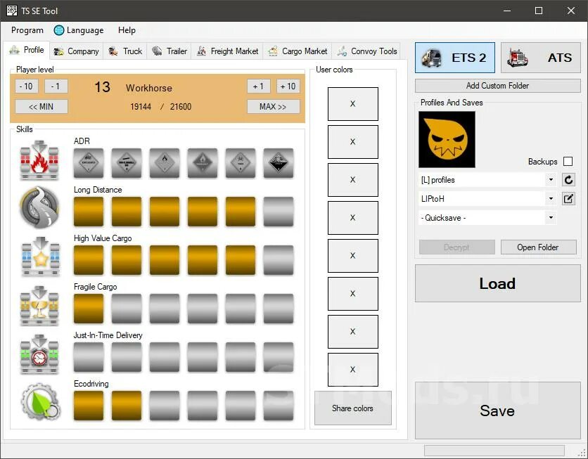 TS SAVEEDITOR Tool. TS SAVEEDITOR Tool для Euro Truck Simulator 2. Етс программа. TS save Editor Tool.