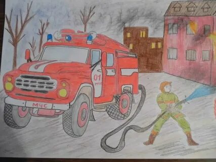 Мчс рисунок легкий