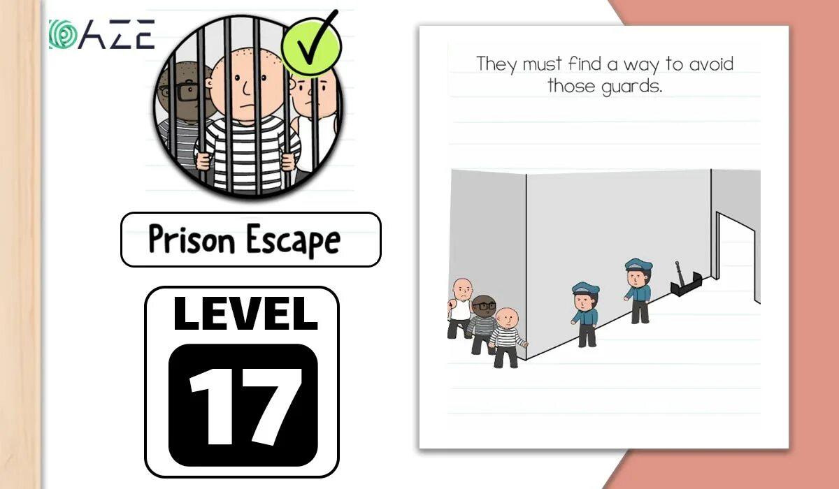 Как пройти 17 brain test 2. Prison escape 2 2 уровень. braintest 17 уровень.