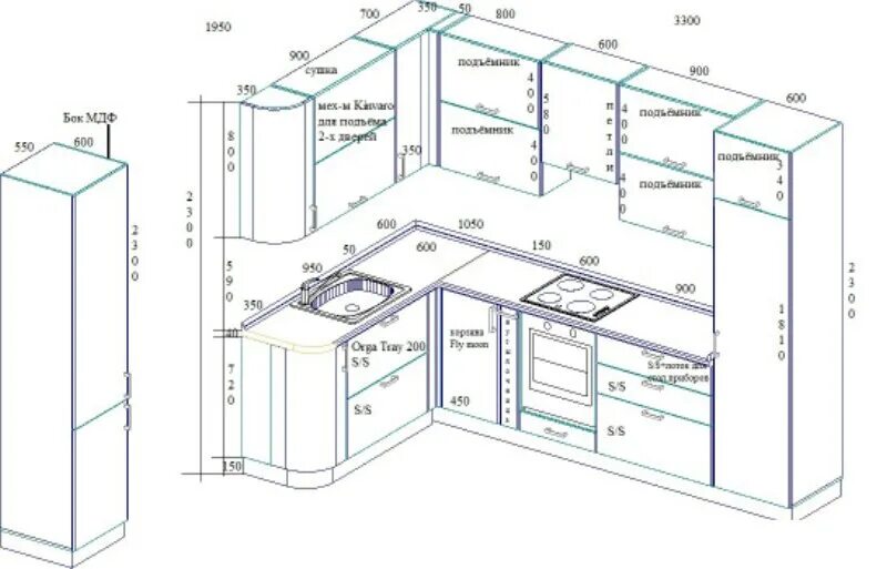 Кухня 3300 мм по прямой и холодильник по другой стене сбоку чертеж. Холодильник шириной 1000мм чертеж. Кухонный гарнитур икеа угловой чертеж. Чертеж кухни сбоку. Сколько частей в кухне