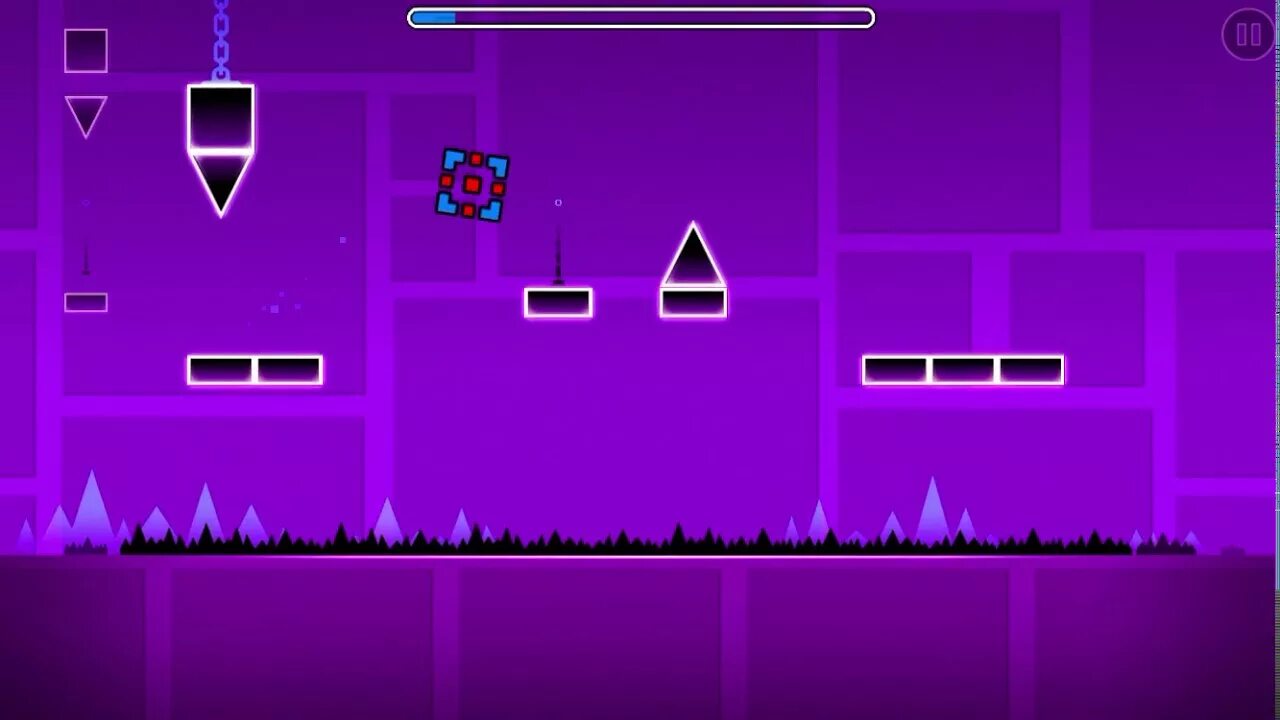 Уровень из игры geometry dash. Geometry dash 1 уровень. geometry dash левел 1. проход геометри даш. уровни геометрии даш.