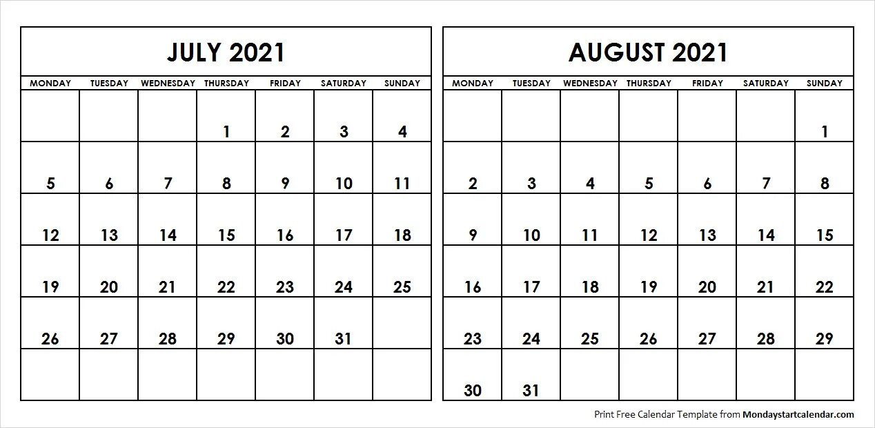 Print calendar