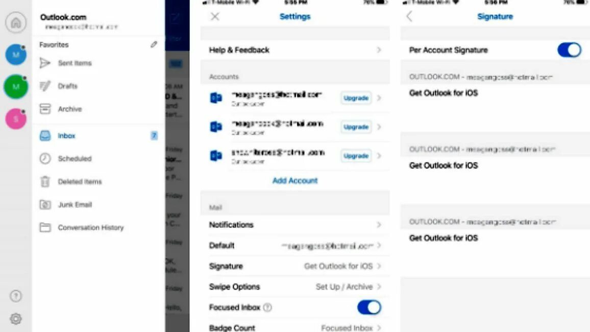 Sig на айфоне открыть. Outlook IOS. Аутлук для IOS. Почта аутлук на айфоне. Как настроить аутлук на айфоне.