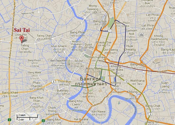Бангкок на карте. Карта автобусов Бангкок. Автовокзалы Бангкока на карте. Достопримечательности Бангкока на карте. Южный бангкок