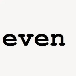 Слово even