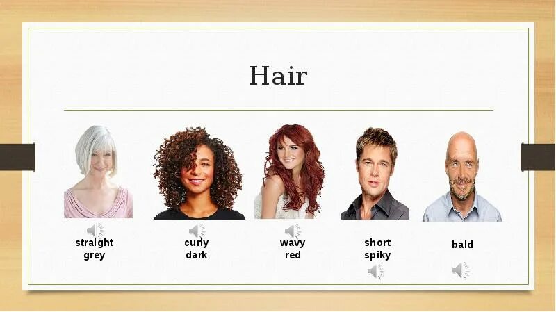 Appearance презентация. Describing people. Describing people hair. Pictures appearance типы волос.