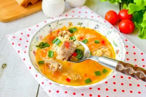 Рисовый суп с говядиной рецепт
