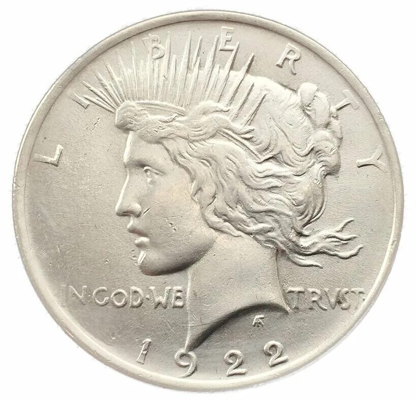 Купдю монету 1 доллар мирный доллар серебро. Серебряный доллар 1922 года. Мирный доллар 1922. Серебряная монета сша переселенцы. Сша доллар 1922.