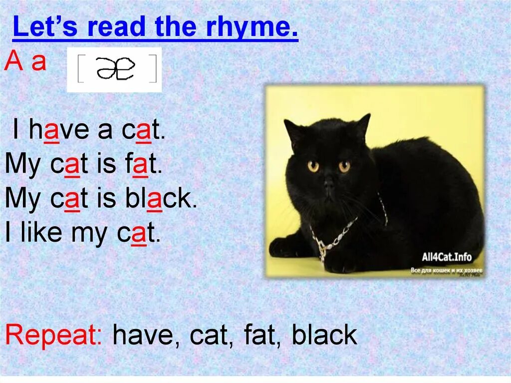 I have no name. Стих my Cat is Black. Стих i have. Стихотворение my Cat is Black. My Cat стих.