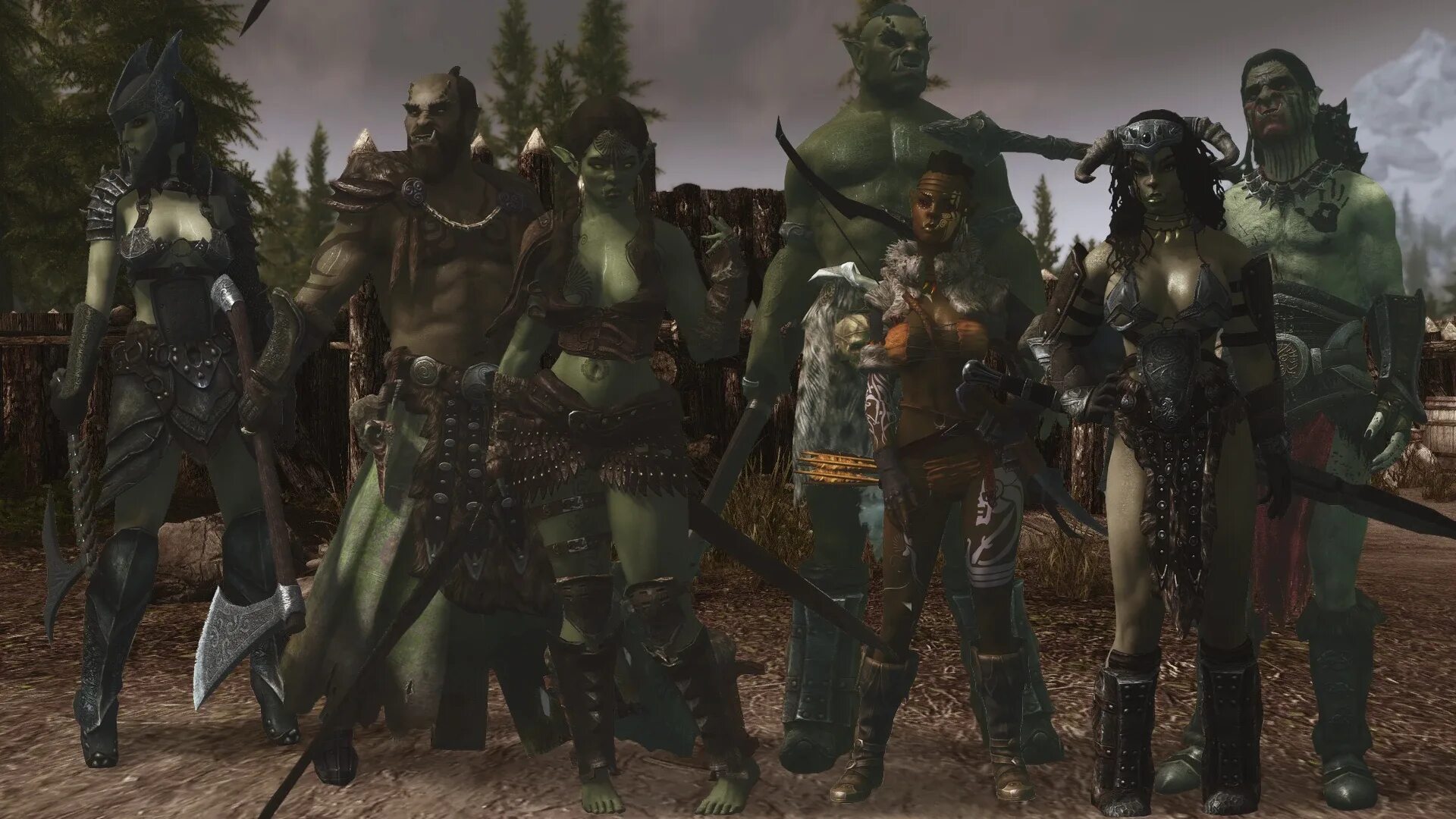 Мод на орков. Мод на орков. The elder scrolls 5 орки. Скайрим моды на расы орка. Орки скайрим.