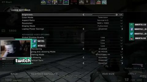 Cs 2 pro settings