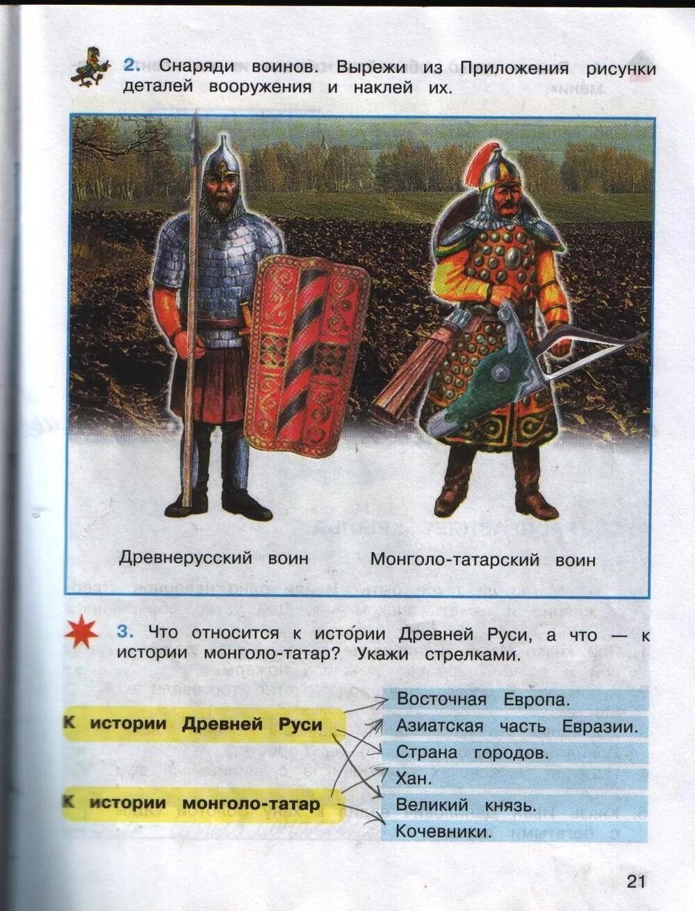 Окружающий мир плешаков страница 21. Монгольский воин окружающий мир. трудные времена на русской земле окружающий мир рабочая тетрадь. рабочая тетрадь по окружающему миру 4 класс плешаков. древнерусский воин и монгольский воин окружающий мир.
