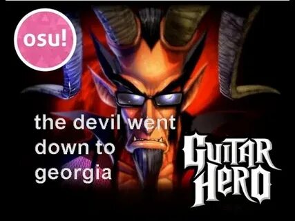 The devil went down