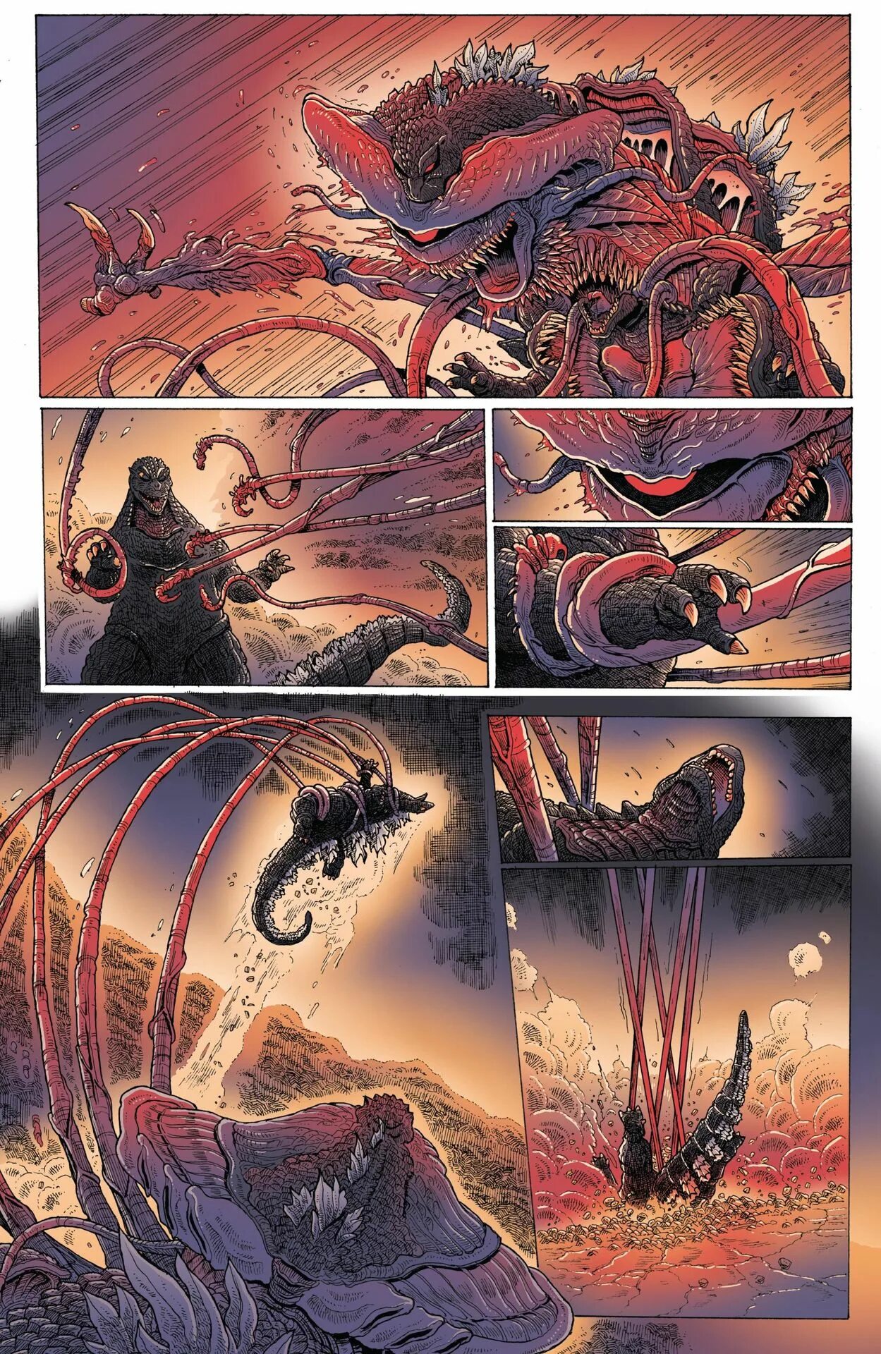 Годзилла читать. Годзилла in hell. godzilla in hell комикс. комикс годзилла из ада. ад годзилла.