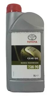 Toyota manual transmission gear oil 75w