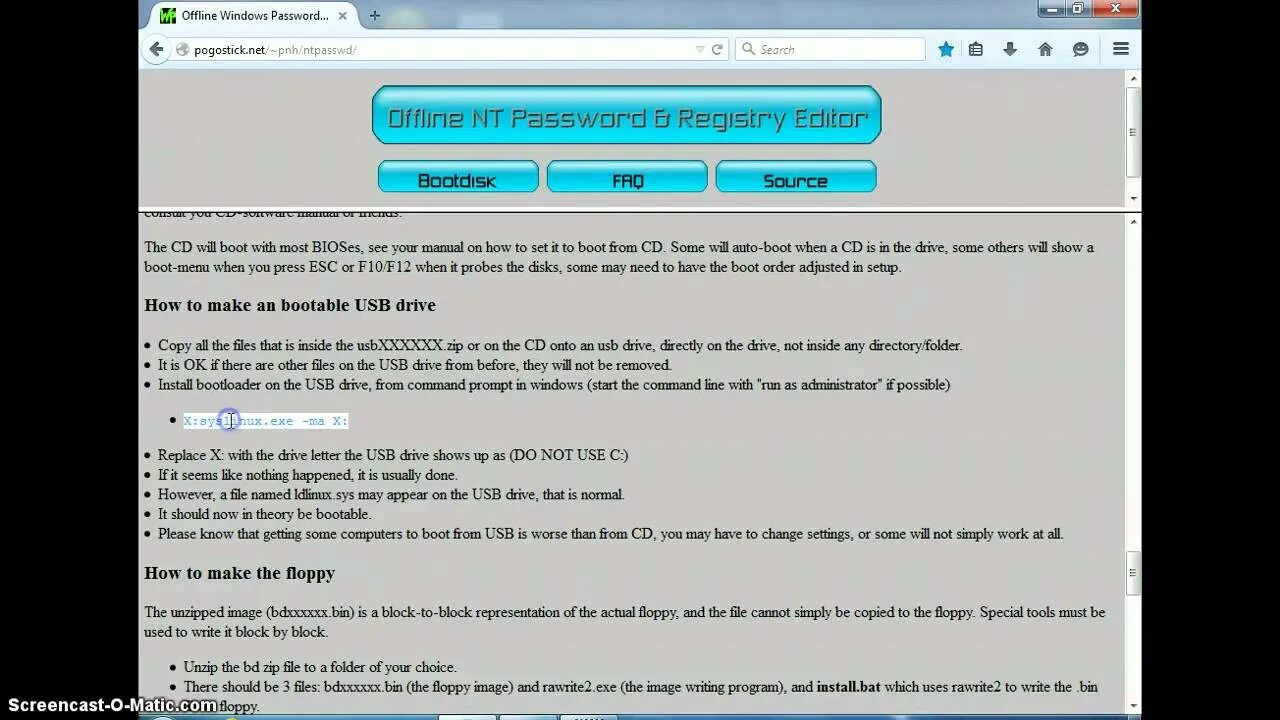 Nt password. Offline NT password and Registry Editor. Offline NT password Editor. NT password Edit v0.7.