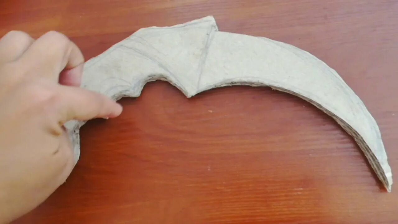 Как сделать керамбит из картона. Керамбит из картона. нож керамбит из картона. сделать керамбит из картона. karambit из картона.
