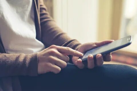 Печатание на телефоне