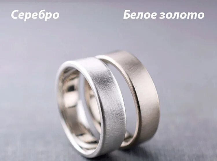 Почему белое золото выглядит как серебро Как отличить белое золото