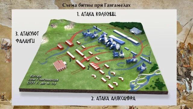 Битва при гавгамелах событие. Схема битвыпр гавгамелах. сражение при гавгамелах схема. битва при гавгамелах схема битвы.