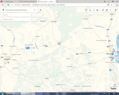 Ульяновск инза расстояние