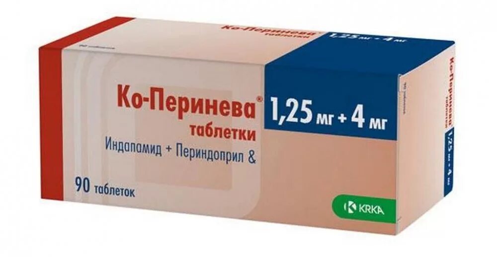 Ко-перинева 0 625 мг+2мг. Перинева таблетки 4 мг 90 шт. КРКА-рус. Ко-перинева таб 1,25мг+4мг №90. Ко перинева 1.25. Купить в аптеке от давления