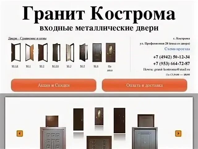 Каталог сайта кострома