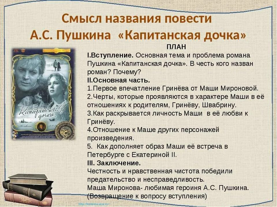Сочинение как история отражается в литературном произведении. Сочинение по капитанской дочке. капитанская дочка. повести. темы сочинений по капитанской дочке. повесть пушкина капитанская дочка.
