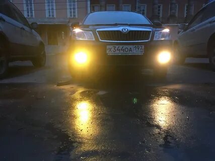 Желтые лампы в птф