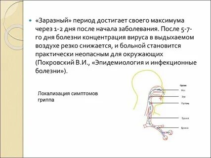 Заразен после гриппа