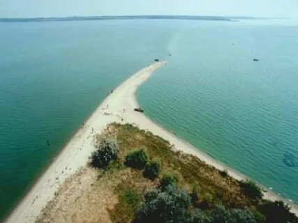 Тендровская коса в черном море