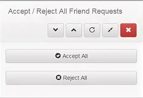 Unable to accept friend request. Accept all перевод на русский. request rejected. reject all перевод на русский. accept перевод.