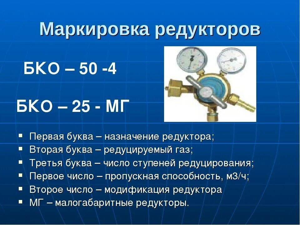 Газы и их назначение