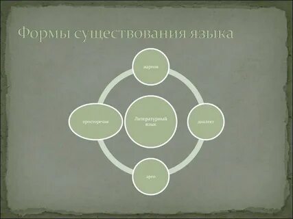 Жаргон это литературный язык