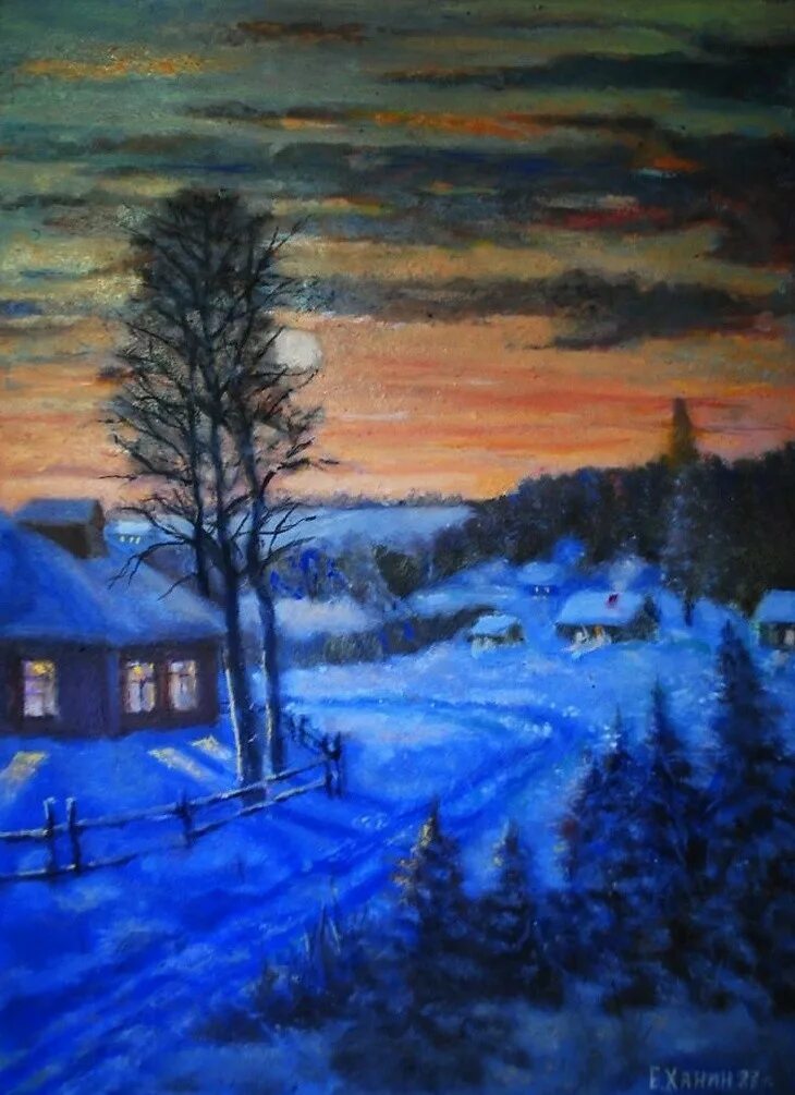Зимний вечер. Зимний вечер в деревне. Зимняя ночь в деревне. Картина зима. Прочитать зимний вечер