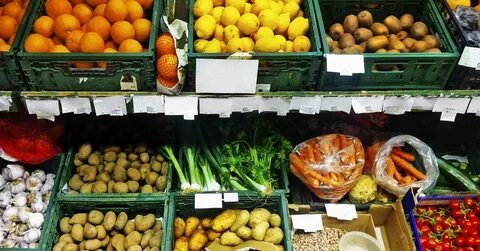 Предложение фруктов и овощей