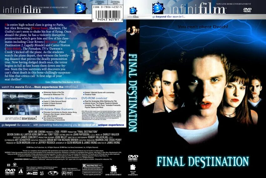 Final destination 1. Final destination, 2000 DVD Covers. Final destination 3 DVD. Final destination 3 Cover. This is your destination