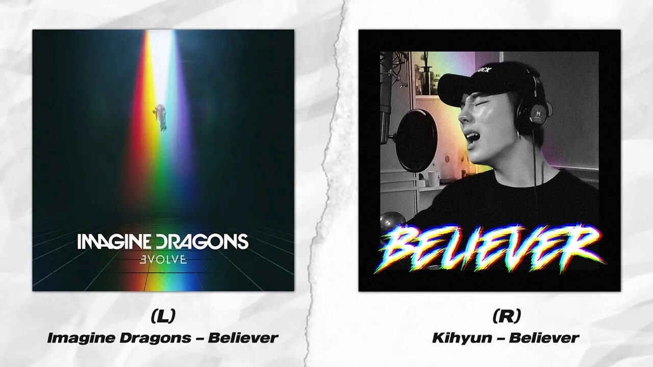 Dragons believer mp3. Kihyun Believer. Имеджин Драгонс беливер. Kihyun - Believer (Cover). Кихён кавер.