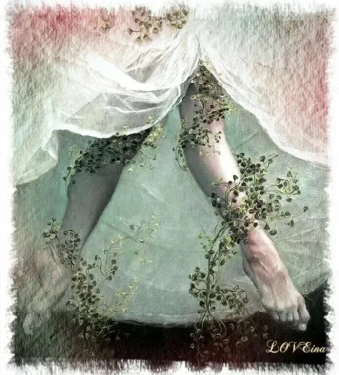 Нежность. Слезы любви. Нас нет душа без следа. Девушка в тумане. Раствориться в нежности.