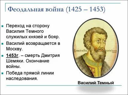 Князь после василия 1