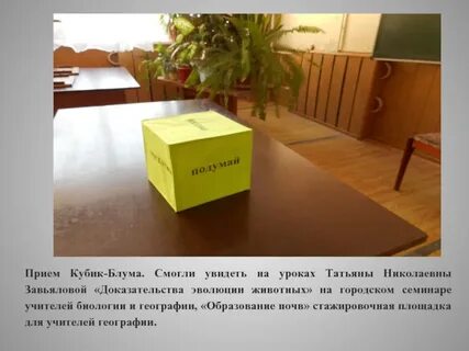 Кубик блума для детей