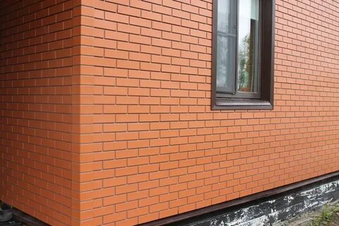 Отделка домов снаружи панелями под кирпич фото