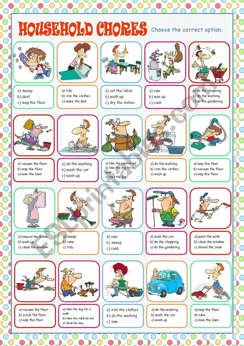 House chores vocabulary. Housework лексика. Housework на английском. House chores последняя версия. Household chores упражнения.