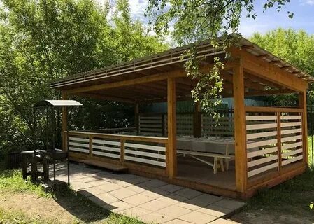Аренда беседки с мангальной