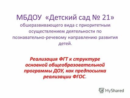 С приоритетным осуществлением деятельности по