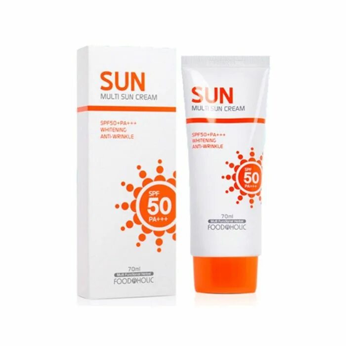 FOODAHOLIC солнцезащитный крем Multi Sun Cream. Sun Cream spf50+pa+++. Sun Multi Sun Cream spf50. FDH Sun крем для лица FOODAHOLIC Multi Sun Cream (70ml). Купить крем sun