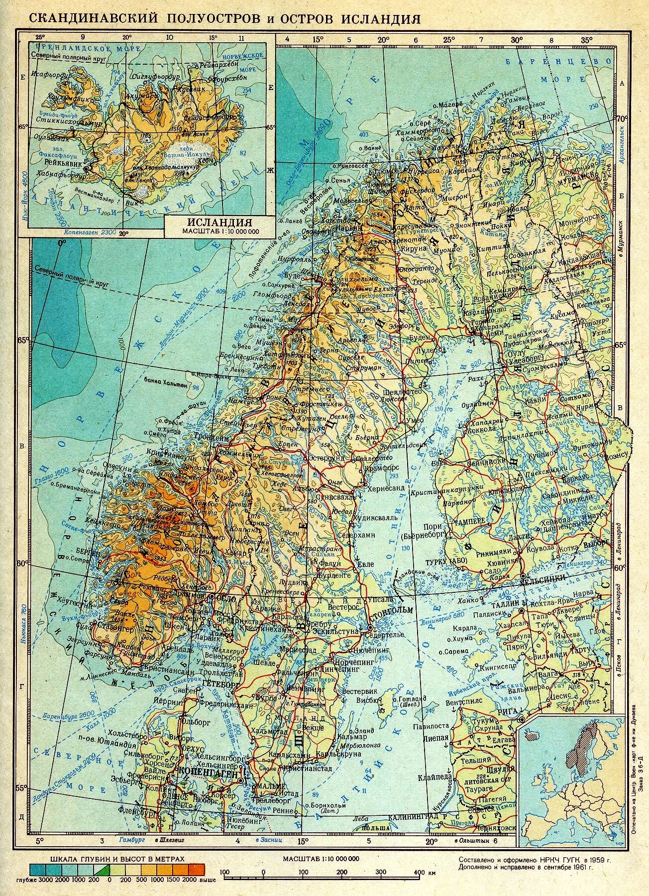 Какие страны находятся на скандинавском полуострове. Физическая карта Норвегии. Физическая карта скандинавского полуострова. Физическая карта Северной Европы. Политическая карта скандинавского полуострова.