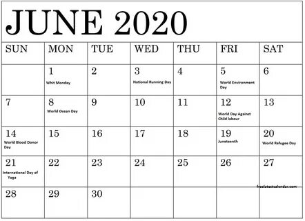 June holiday