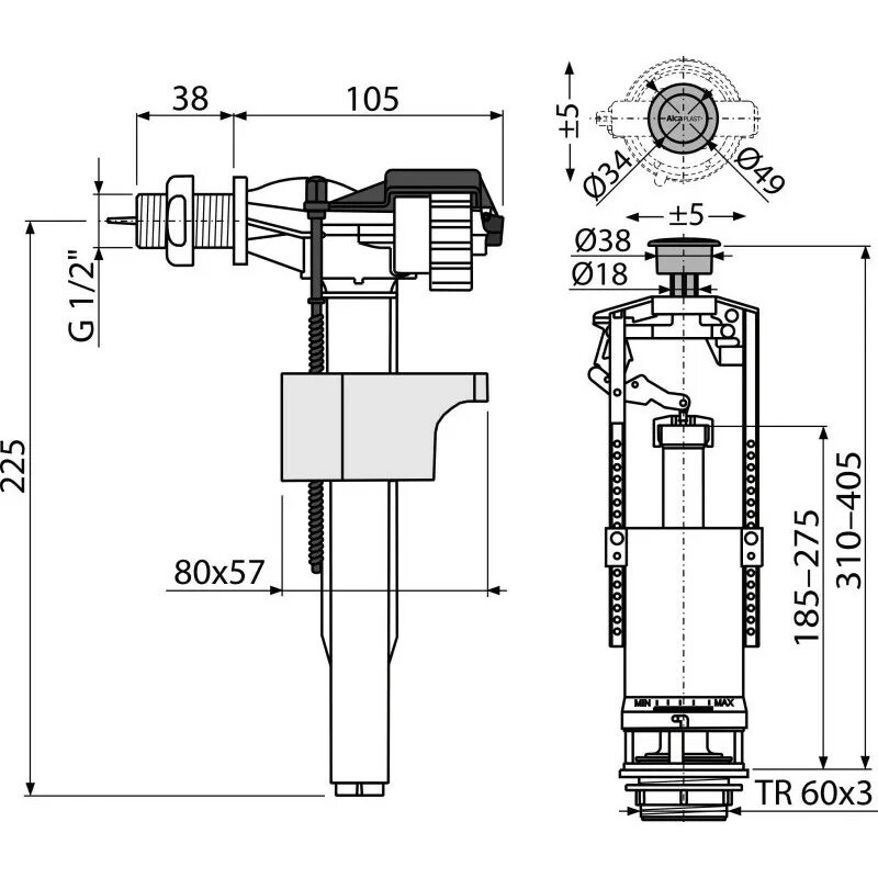 S 18 60. Арматура ALCAPLAST sa2000. Комплект ALCAPLAST sa 2000. Арматура ALCAPLAST sa2000 1/2. Арматура sa2000/s ALCAPLAST.